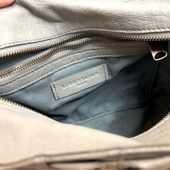 LIEBESKIND BERLIN LEATHER SHOULDER/CROSSBODY, Anthropologie, Dusty Blue/Grey - Picture 8 of 10